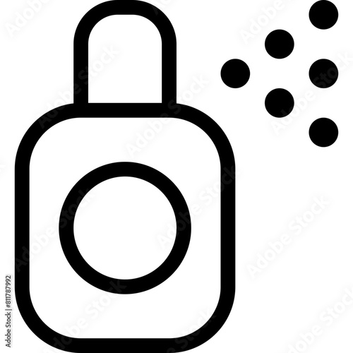 spray can icon flat vector