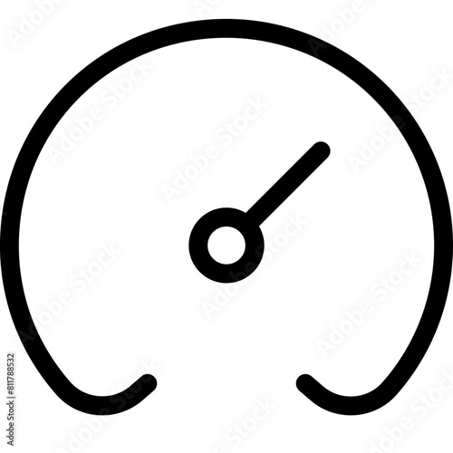tachometer fast icon flat vector