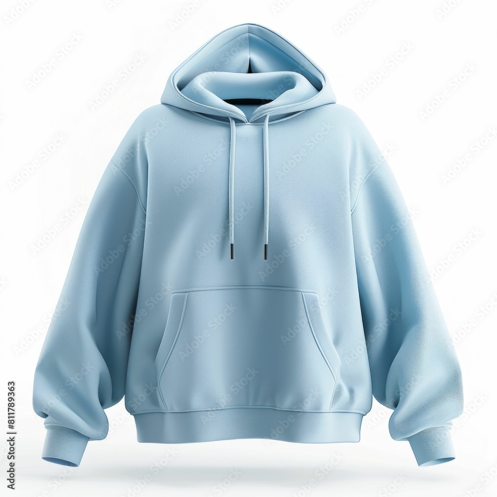 Light Blue Hoodie. Generative ai Light Blue Hoodie. Generative ai