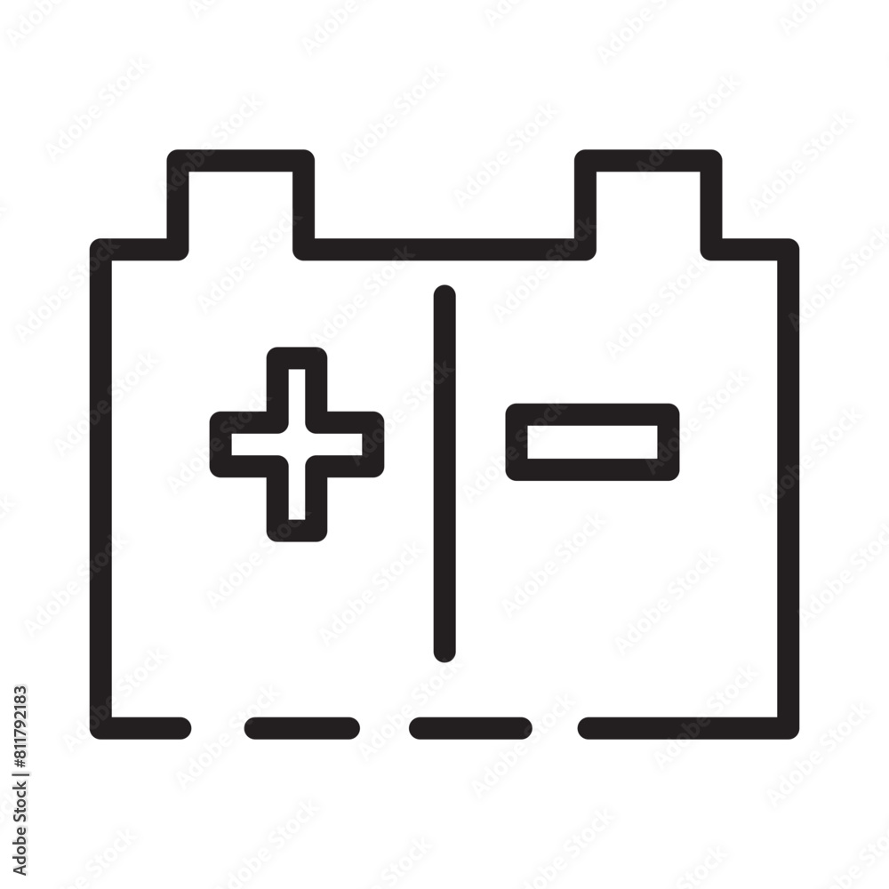 Industrial Industry Power Line Icon Industrial Industry Power Line Icon