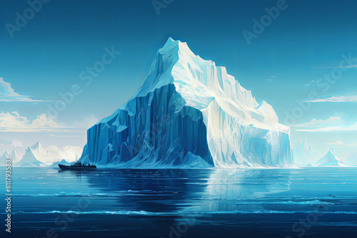 iceberg by the sea,ai
