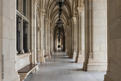 Photography Architectural detail of Vienna City Hall, Austria
