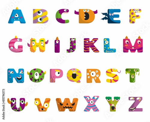 colorful alphabet set A to Z alphabet Free Download 4 MP . Free Download
