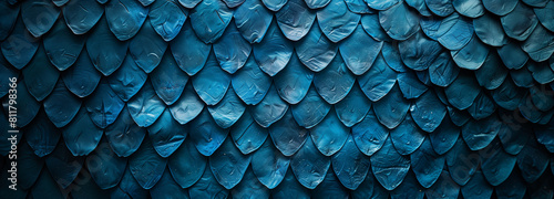 blue dragon skin scales texture background photo