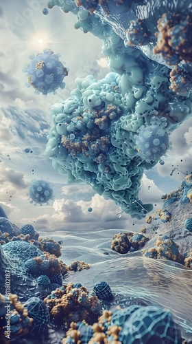 Surreal Insulin Molecule Composition of Fantasy and Science Fiction