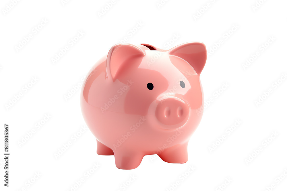 a pink piggy bank a pink piggy bank