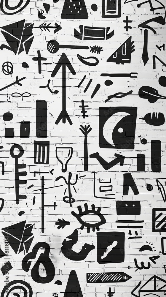Doodle Delight Creative School Icons on Chalkboard Pattern