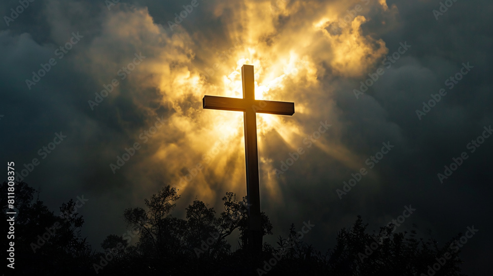 palm sunday background christianity celebration, Christian Palm Sunday with palm branches and leaves and cross palm sunday background christianity celebration, Christian Palm Sunday with palm branches and leaves and cross