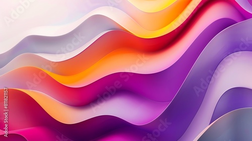 Hypnotic abstract colorful designs for product introductions