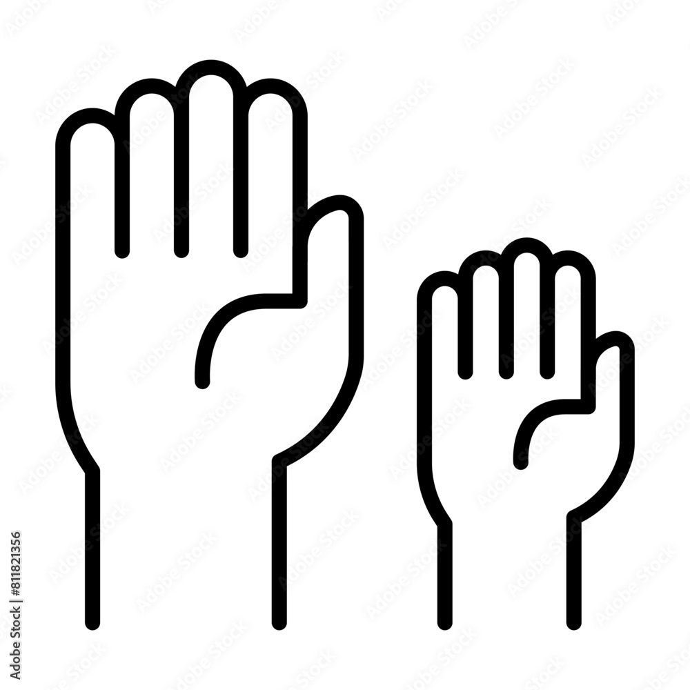 Obraz premium Protest icon