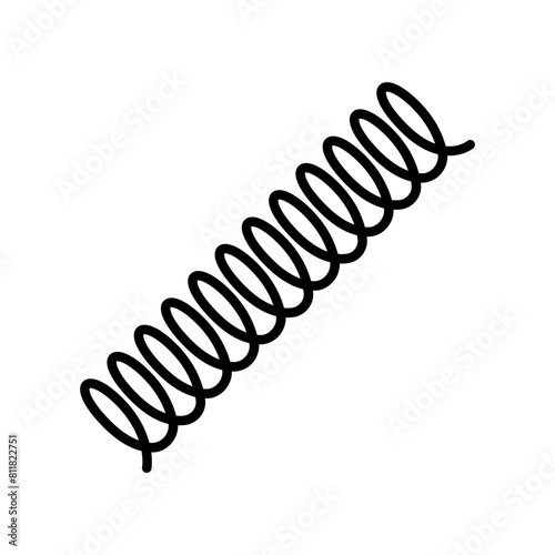 Spring, coil and absorber icon