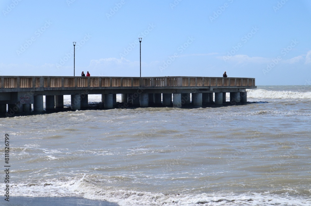 Lido di Ostia - Pontile dal Lido Elmi