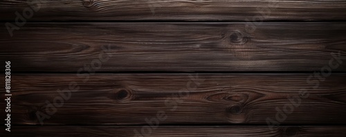 Rich Textures: Charred Wood Planks with Unique Grain and Dark Tones Banner