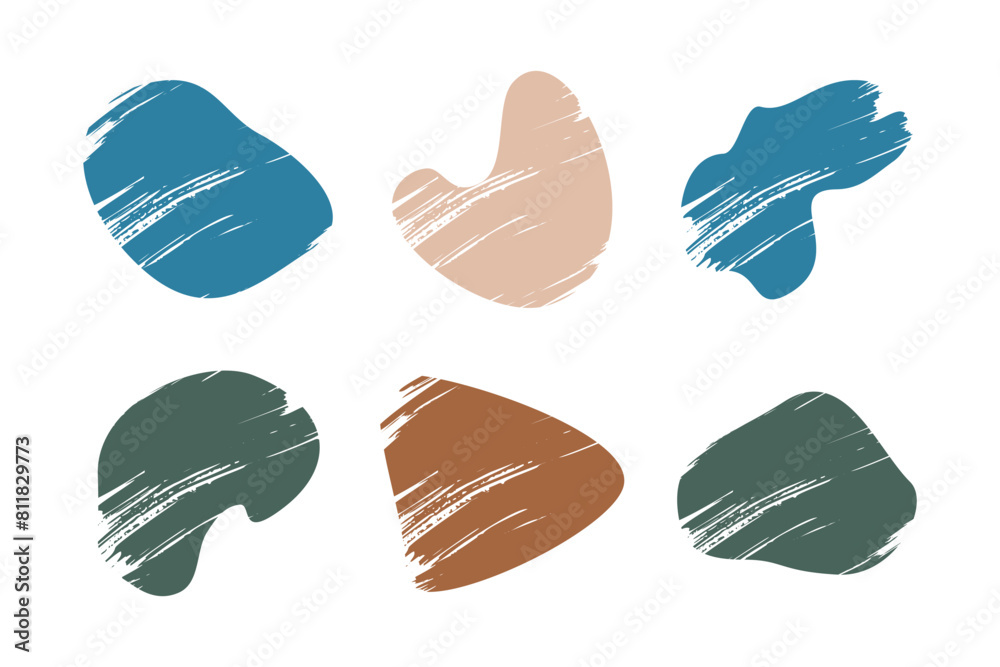 Grunge Blobs Fluid Shapes pictogram symbol visual illustration Set. Grunge Blobs Fluid Shapes pictogram symbol visual illustration Set.