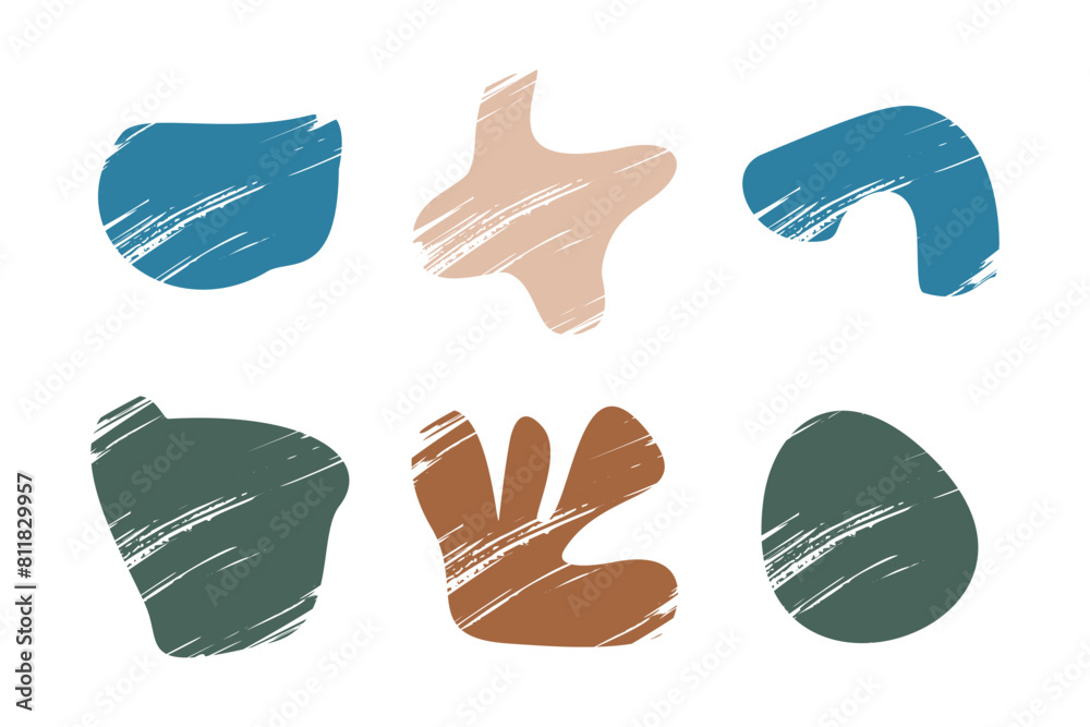 Grunge Blobs Fluid Shapes pictogram symbol visual illustration Set. Grunge Blobs Fluid Shapes pictogram symbol visual illustration Set.