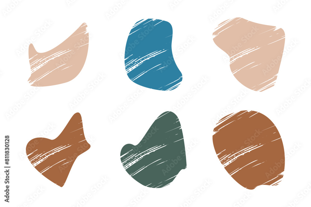 Grunge Blobs Fluid Shapes pictogram symbol visual illustration Set. Grunge Blobs Fluid Shapes pictogram symbol visual illustration Set.