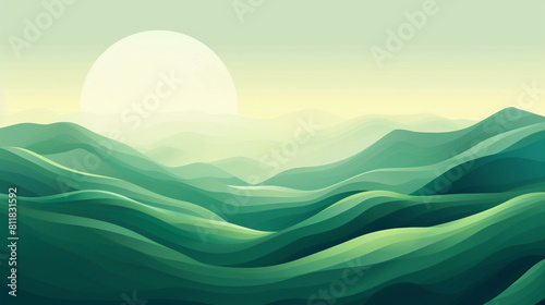 nature green  landscape abstract