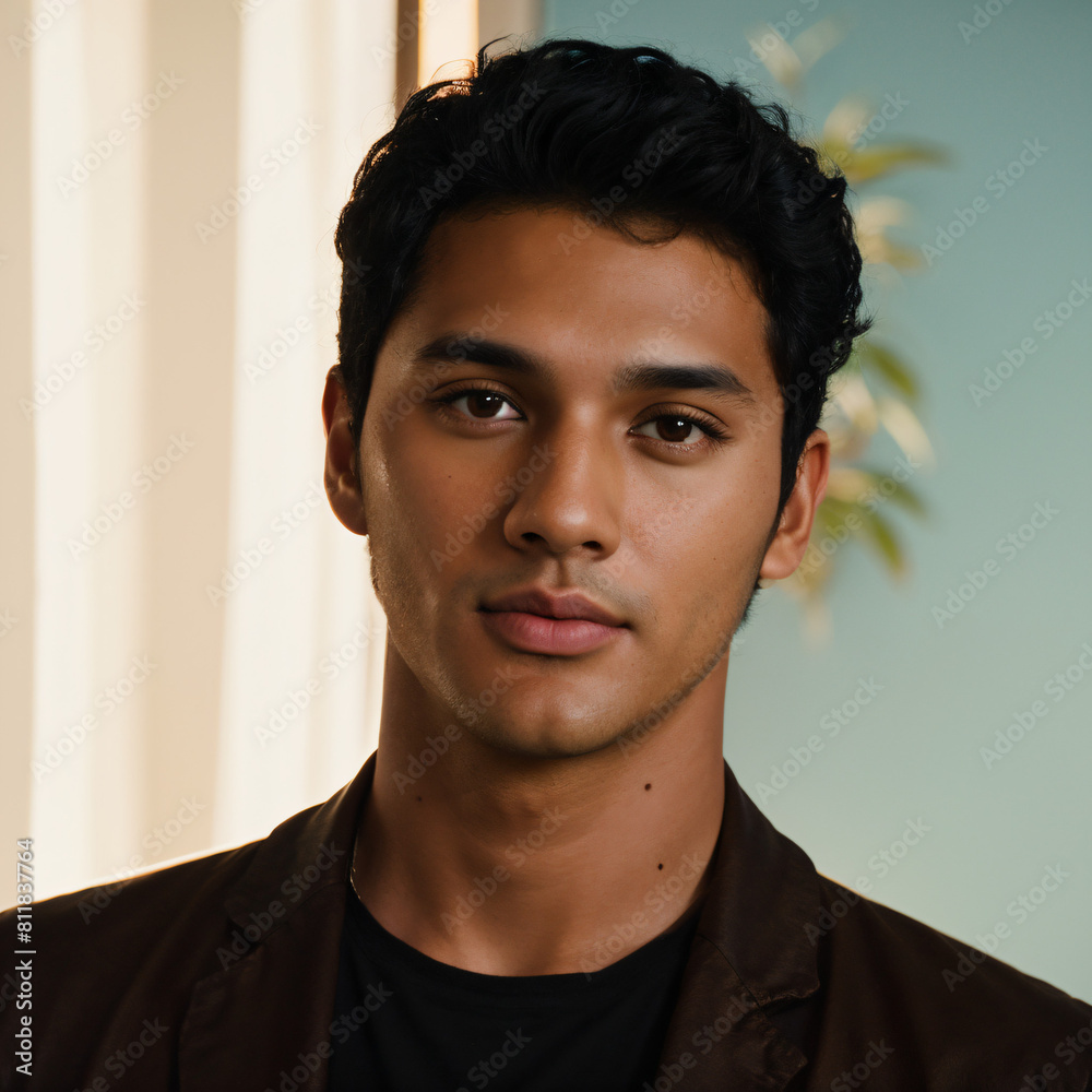 Obraz premium Portrait of a Handsome Man