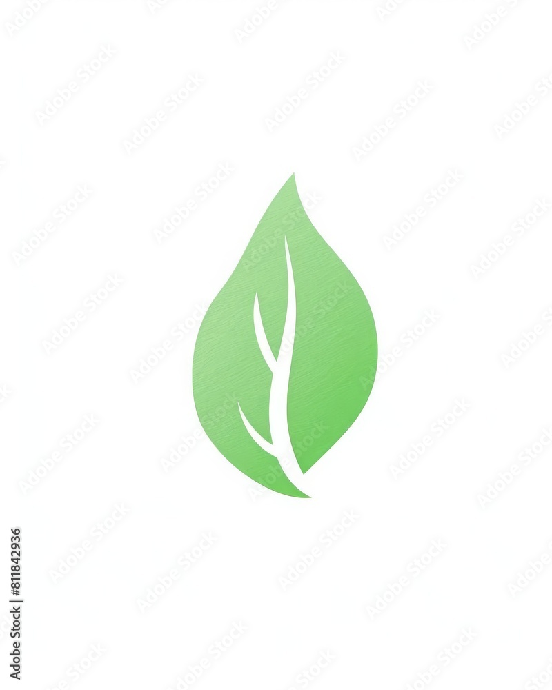 ecofriendly brand logo with green leaves ecofriendly brand logo with green leaves