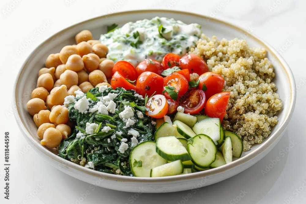20-Minute Instant Pot Quinoa Bowl with Tzatziki and Feta Cheese 20-Minute Instant Pot Quinoa Bowl with Tzatziki and Feta Cheese