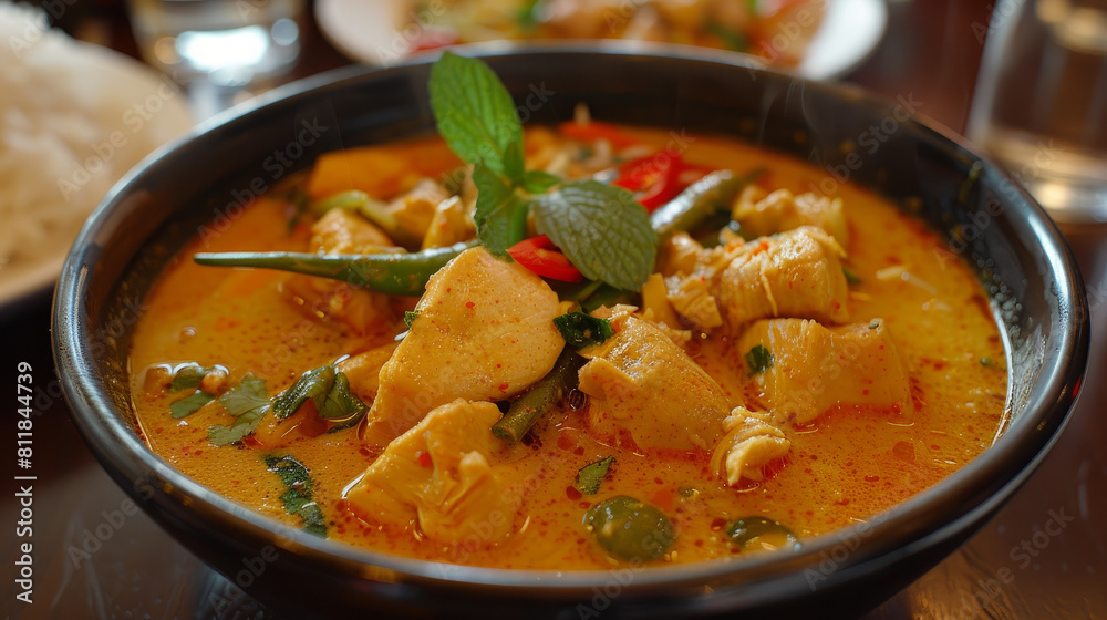 Try out our delicious chicken curry, green curry chicken, chicken soup with vermicelli, or spicy chicken soup. Try out our delicious chicken curry, green curry chicken, chicken soup with vermicelli, or spicy chicken soup.