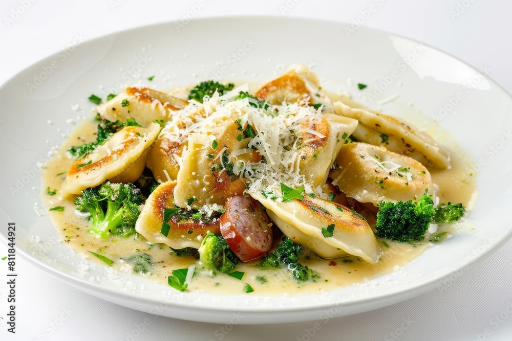 Easy 20-Minute Crispy Pierogies with Broccoli and Sausage Easy 20-Minute Crispy Pierogies with Broccoli and Sausage