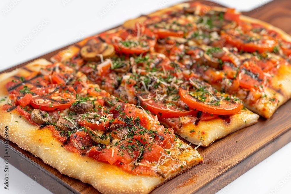 Perfectly Grilled Pizza Dough with Stretchy Mozzarella and Fresh Veggies Perfectly Grilled Pizza Dough with Stretchy Mozzarella and Fresh Veggies