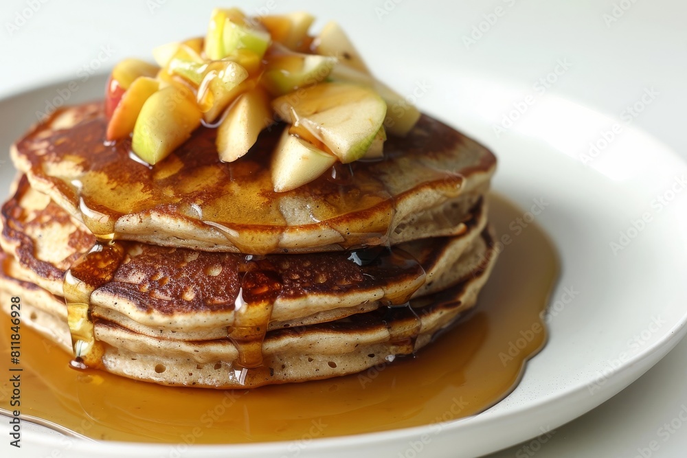 Heavenly Buckwheat Pancakes with Crisp Diced Apples Heavenly Buckwheat Pancakes with Crisp Diced Apples