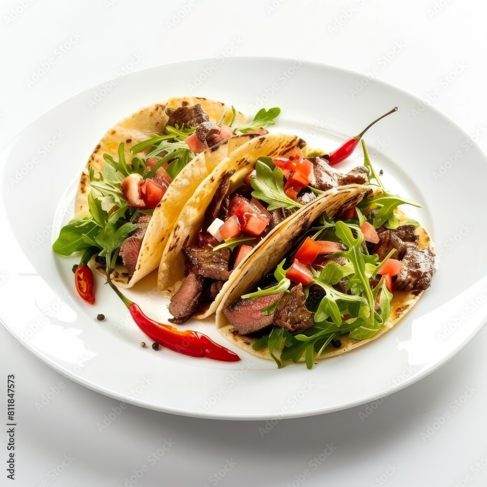 Mouthwatering Skirt Steak Tacos with Colorful Pico de Gallo and Tangy Salsa Verde