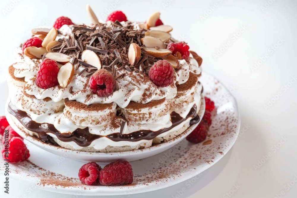 Almond and Chocolate Whipped Cream Trifle: A Symphony of Textures Almond and Chocolate Whipped Cream Trifle: A Symphony of Textures