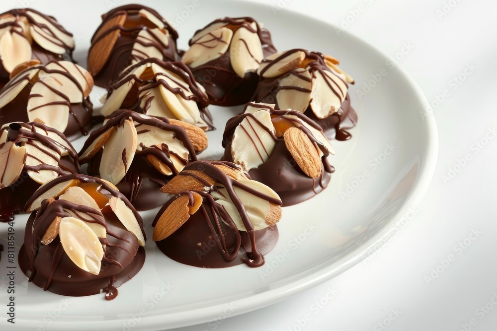 Almond and Chocolate Cluster Artistry Almond and Chocolate Cluster Artistry