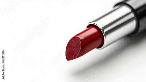 Beautiful lipstick isolated on white background