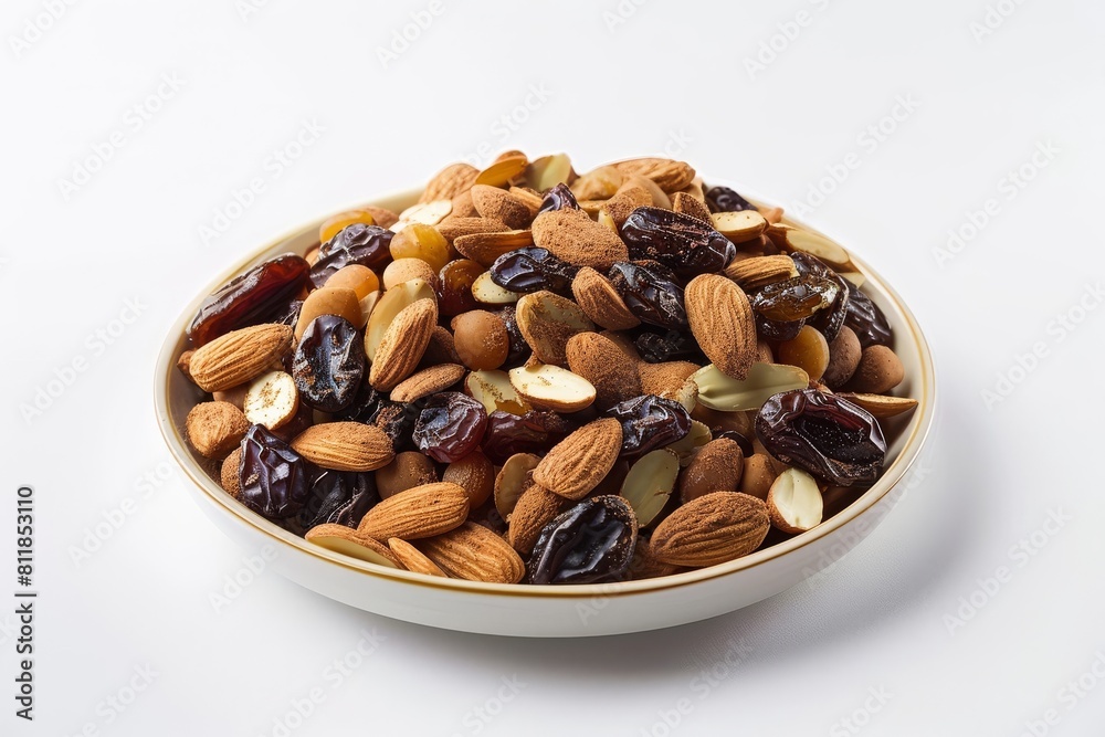 Vibrant Presentation: Almond Lover's Trail Mix with Cocoa-Dusted Almonds Vibrant Presentation: Almond Lover's Trail Mix with Cocoa-Dusted Almonds