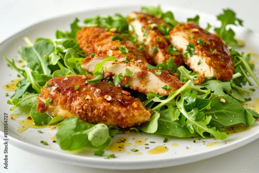 Golden-Brown Almond-Crusted Chicken Breast with Spanish Pimenton Golden-Brown Almond-Crusted Chicken Breast with Spanish Pimenton