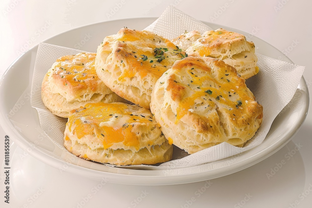 Delicious Almost-Famous Cheddar Biscuits with Garlic Butter