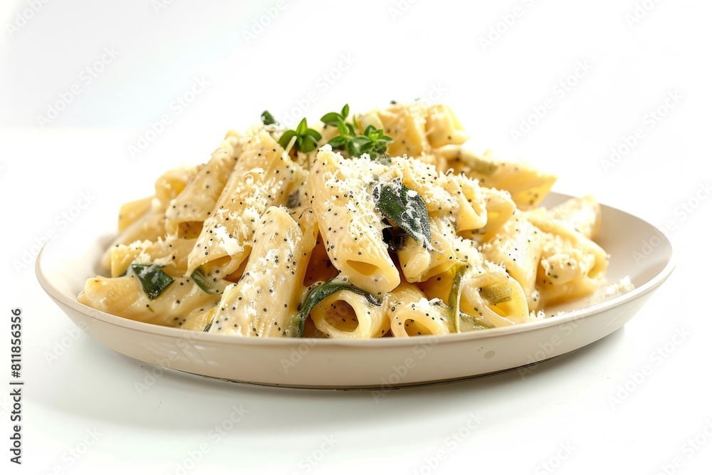 Savory Alpine Baked Penne Pasta with Fresh Ingredients Savory Alpine Baked Penne Pasta with Fresh Ingredients