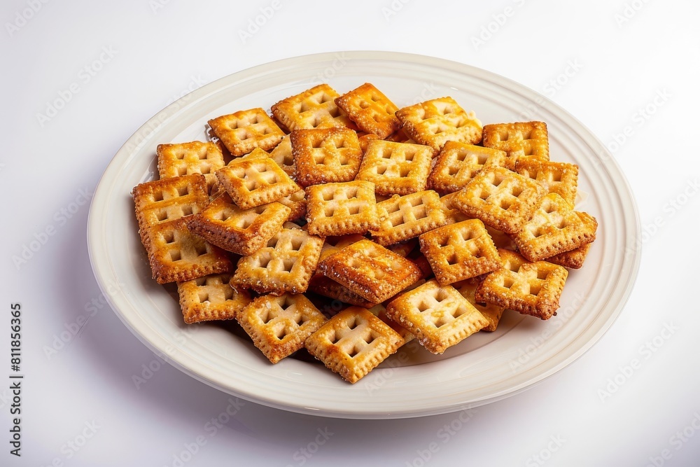 Elegant Platter of Gourmet Cheese Crackers Elegant Platter of Gourmet Cheese Crackers