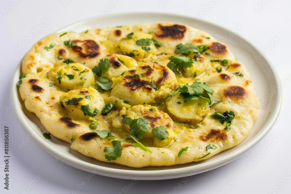 Aloo Roti: Mouthwatering Indian Flatbread with Aromatic Green Chilies Aloo Roti: Mouthwatering Indian Flatbread with Aromatic Green Chilies