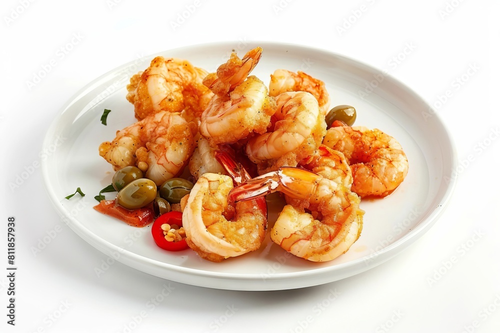 Almost-Famous Popcorn Shrimp with Cajun Spice and Pickled Pepperoncini Almost-Famous Popcorn Shrimp with Cajun Spice and Pickled Pepperoncini