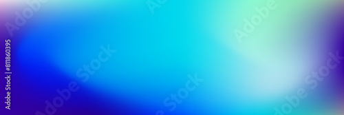 Iridescent aura Y2K futuristic holographic gradient background. Vector abstract mesh gradient. Dark cosmic colors space theme aurora fluid hologram texture in bright blue sky colors. Y2k holo backdrop