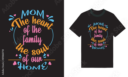 Happy mother's day t-shirt design, mothers day gift, mother's day t-shirt vector