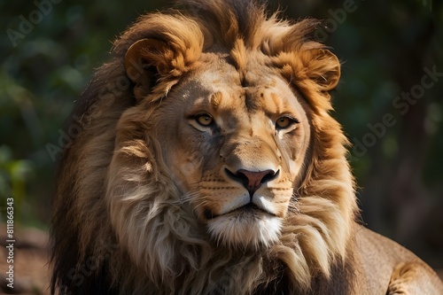 portrait of a lion © Sana