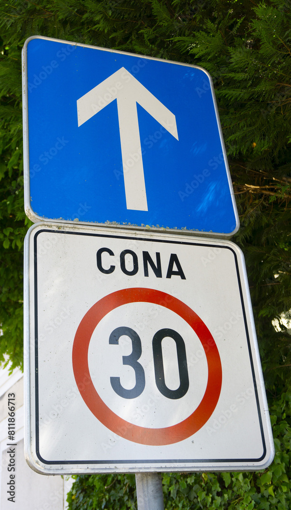 Traffic road construction street signs Traffic road construction street signs