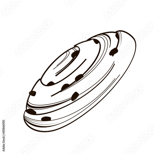 French pastry called pain aux raisin