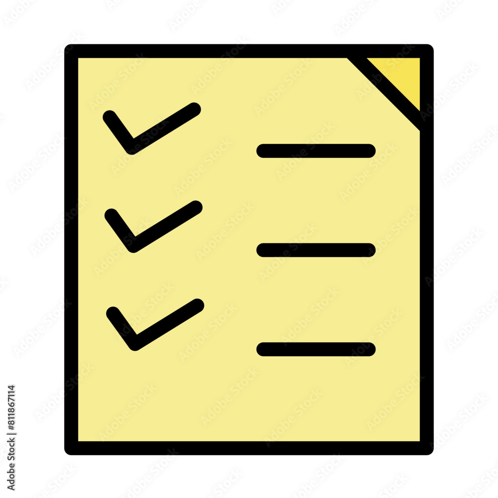 Checkmark (for completed deliveries) Line Filled Icon Design Checkmark (for completed deliveries) Line Filled Icon Design