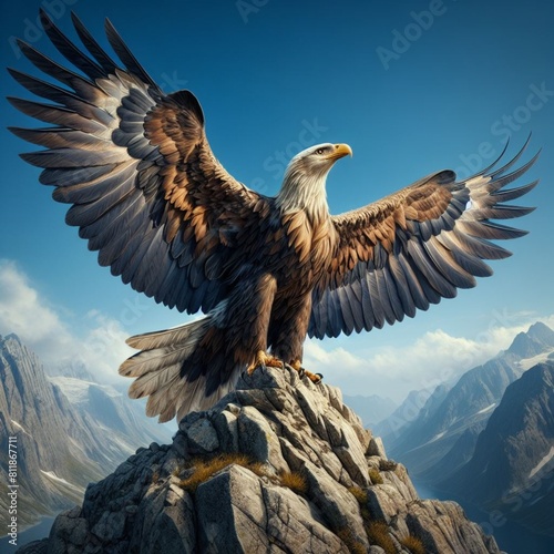 eagle in flight