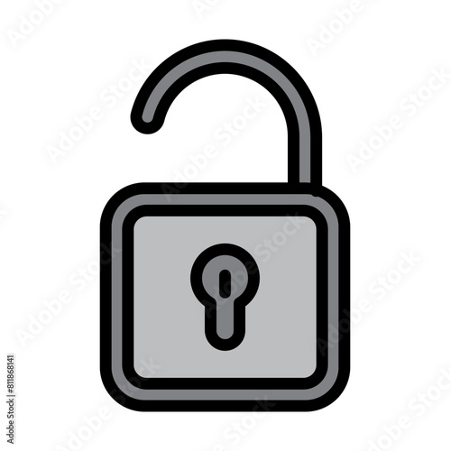 Unblocked Line Filled Icon Design