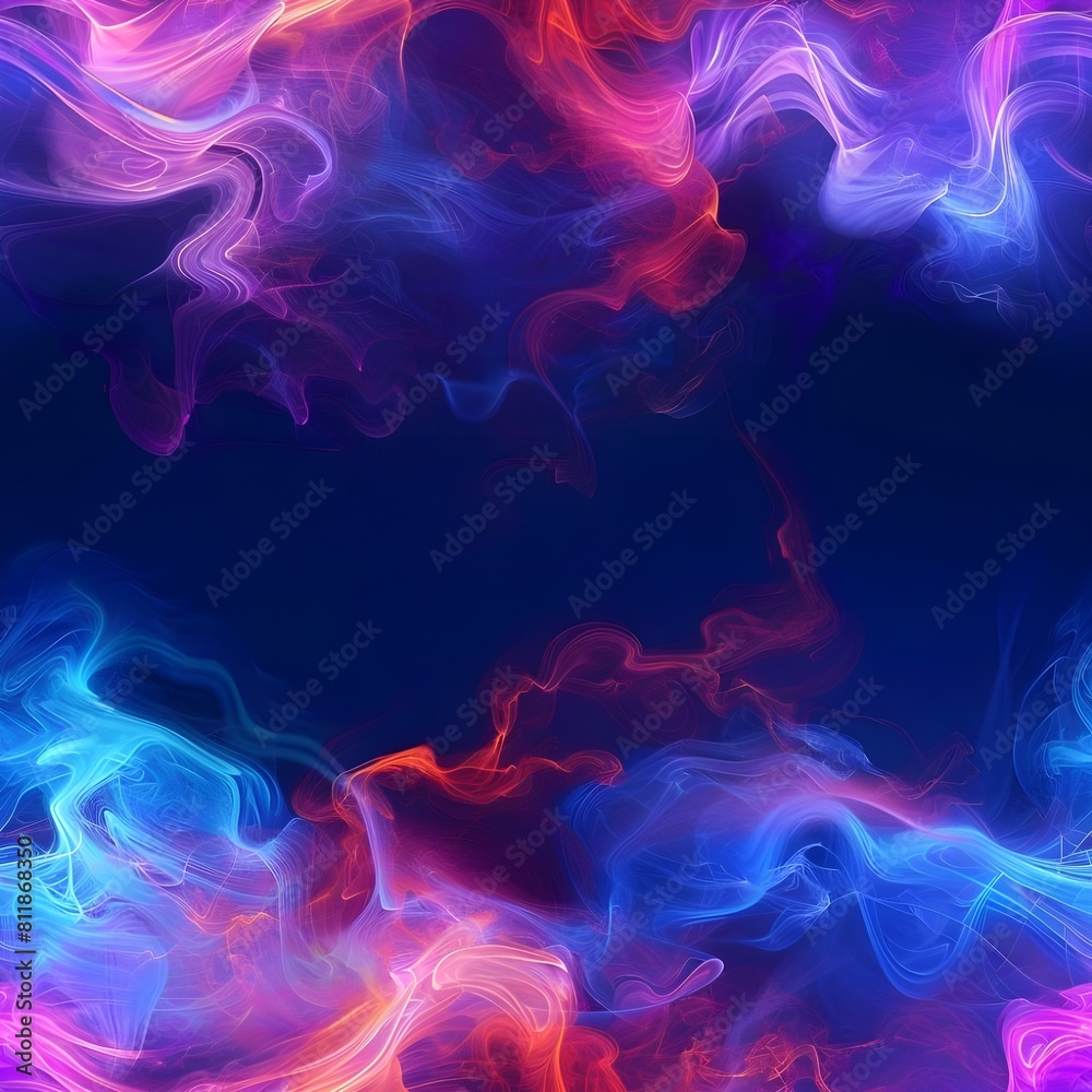 neon smoke tile seamlesss pattern background