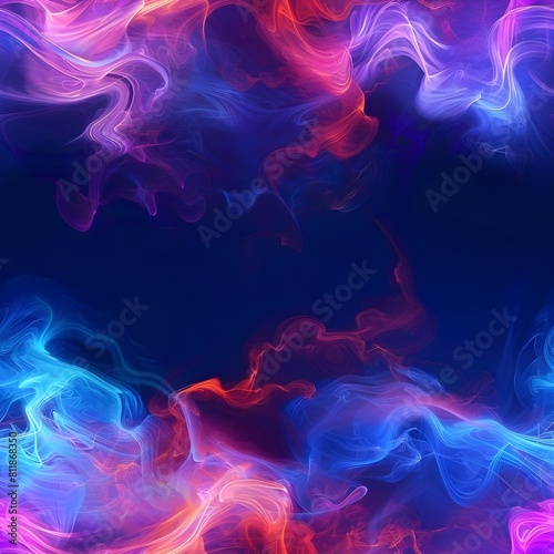 neon smoke tile seamlesss pattern background