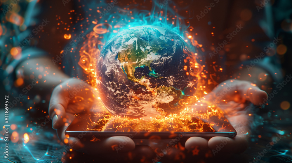 Holding a Burning Earth Holding a Burning Earth